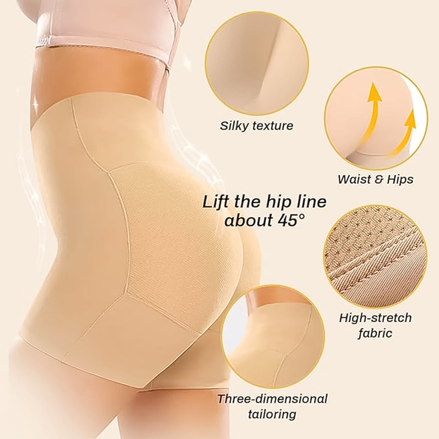 Women's Butt Lifter Padded Underwear, Hip Pads Body shaper Control Knickers Hip Pad (1 pc / Medium) Women's Butt Lifter Padded Underwear, Hip Pads Body shaper Control Knickers Hip Pad (1 pc / Medium)